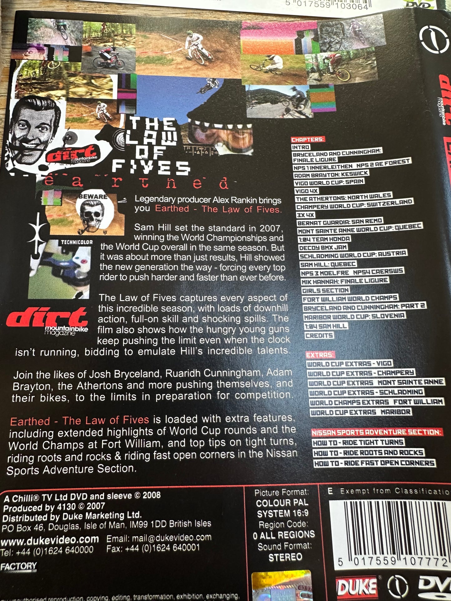 Earthed DVD covers brand new