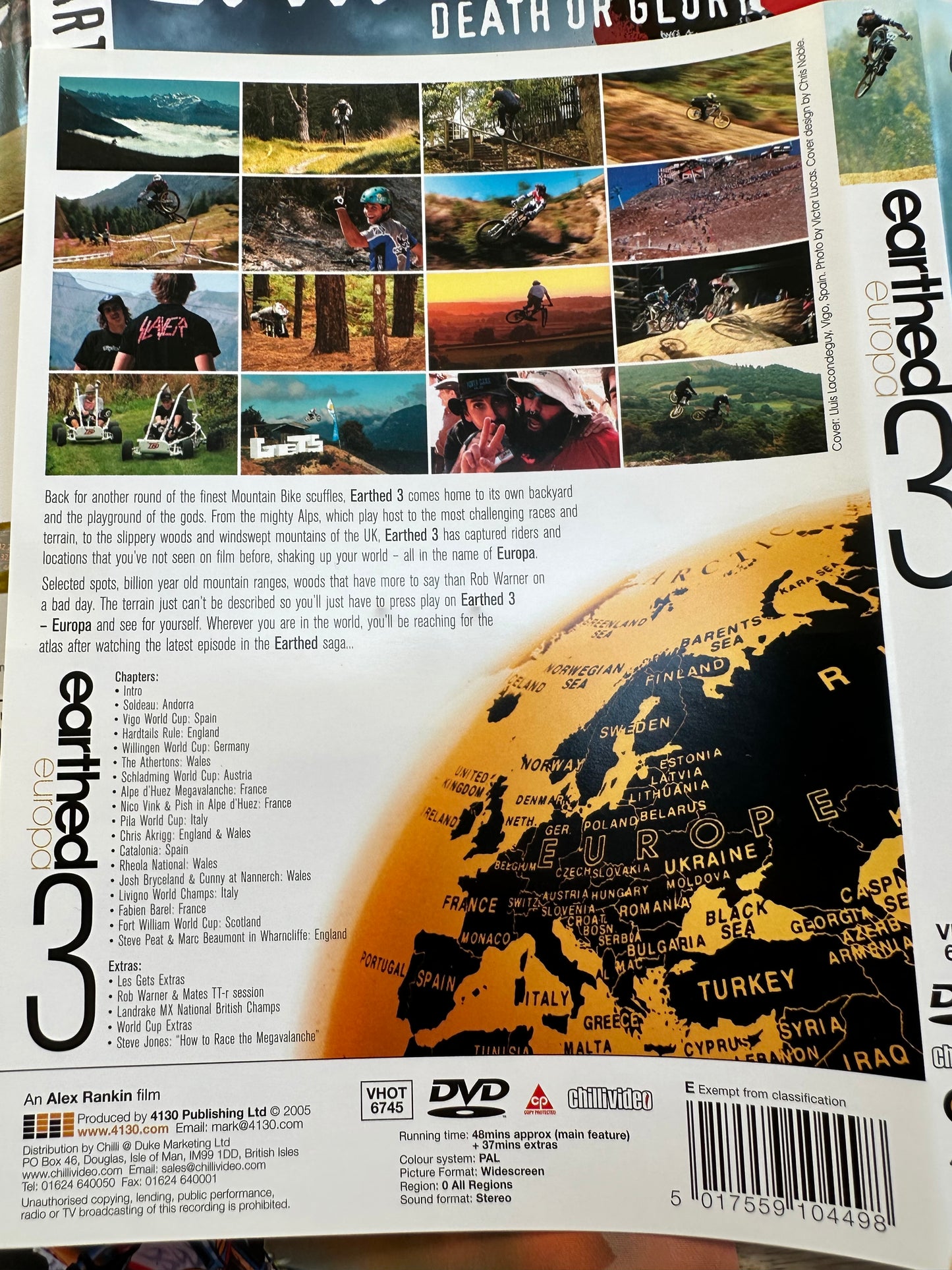 Earthed DVD covers brand new