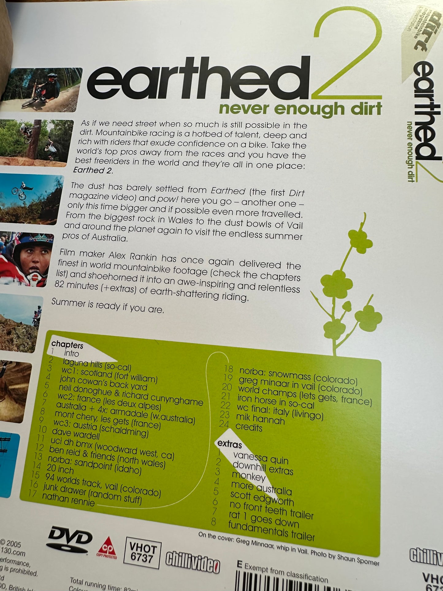 Earthed DVD covers brand new