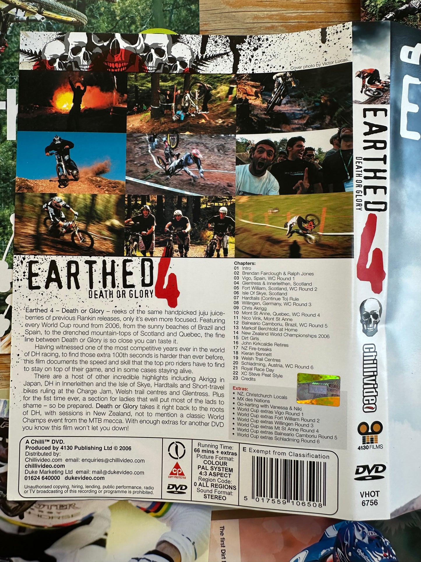 Earthed DVD covers brand new