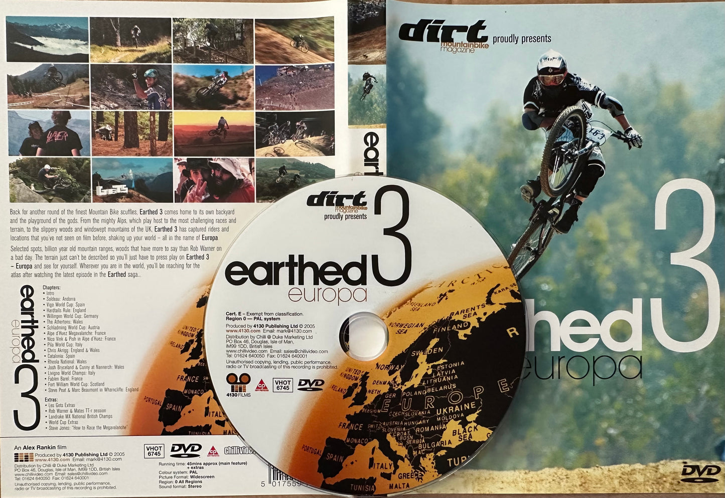 Earthed 1-5 DVD & covers bundle