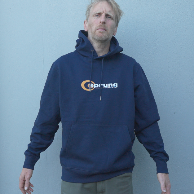 Sprung Logo 100% Organic Cotton Hooded Jumper