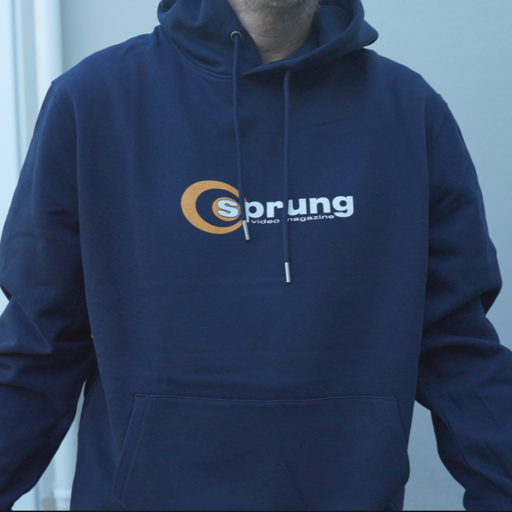 Sprung Logo 100% Organic Cotton Hooded Jumper