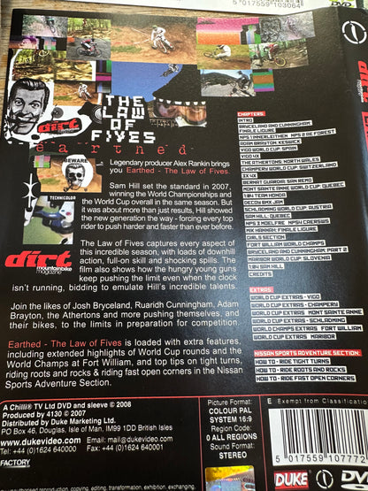 Earthed DVD covers brand new
