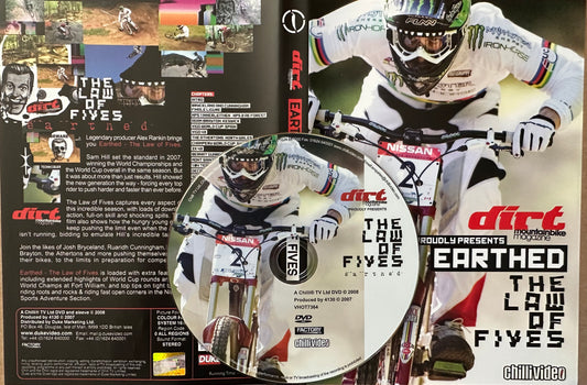 Earthed 5 - the law of fives - DVD and cover