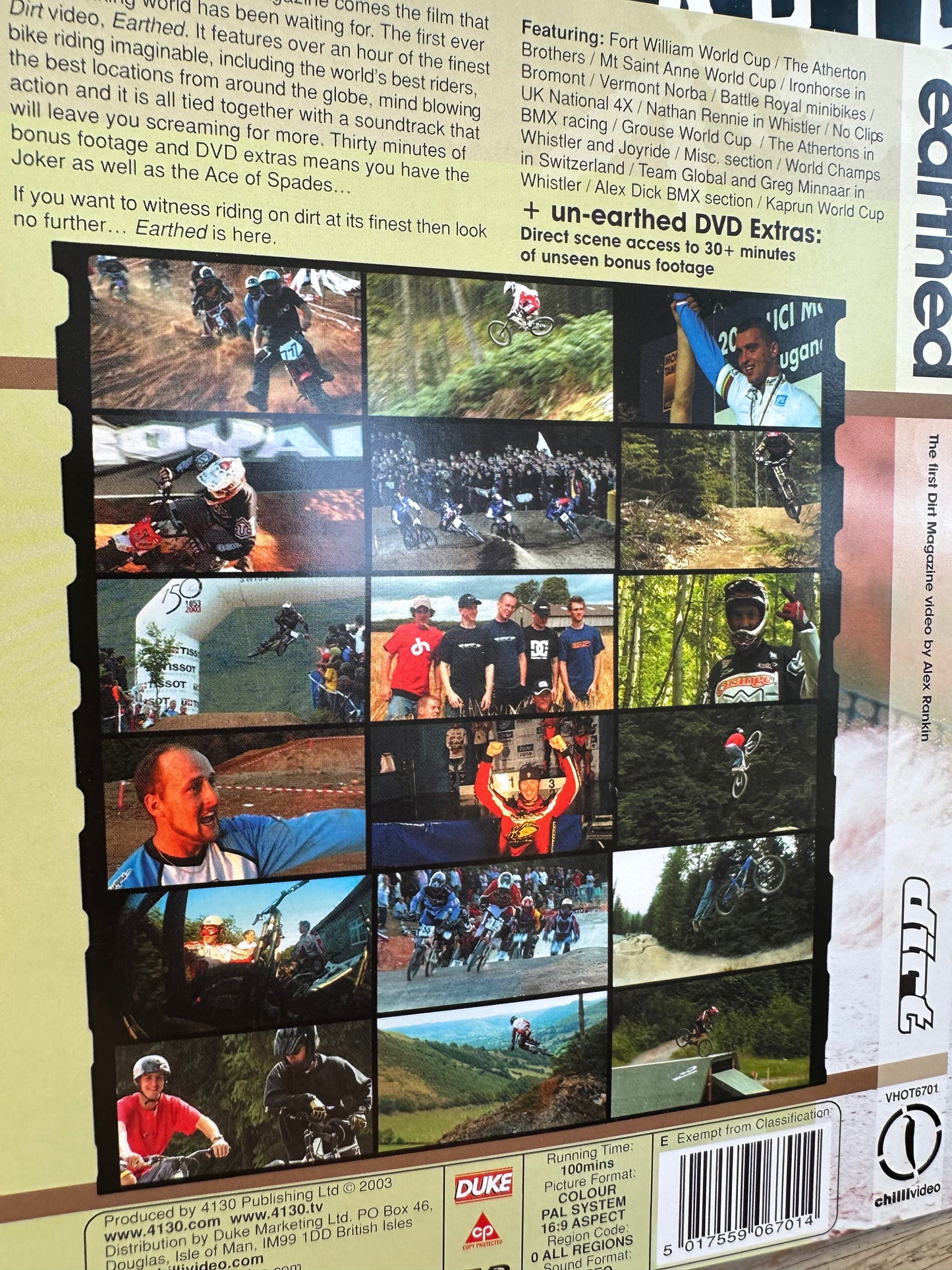 Earthed DVD covers brand new
