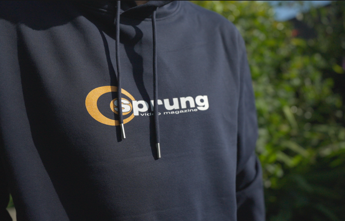 Sprung Logo 100% Organic Cotton Hooded Jumper