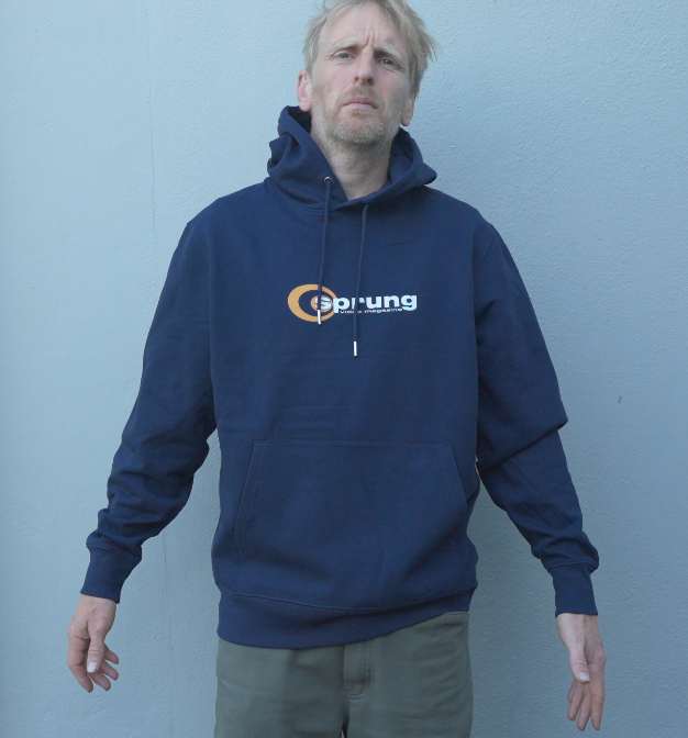 Sprung Logo 100% Organic Cotton Hooded Jumper